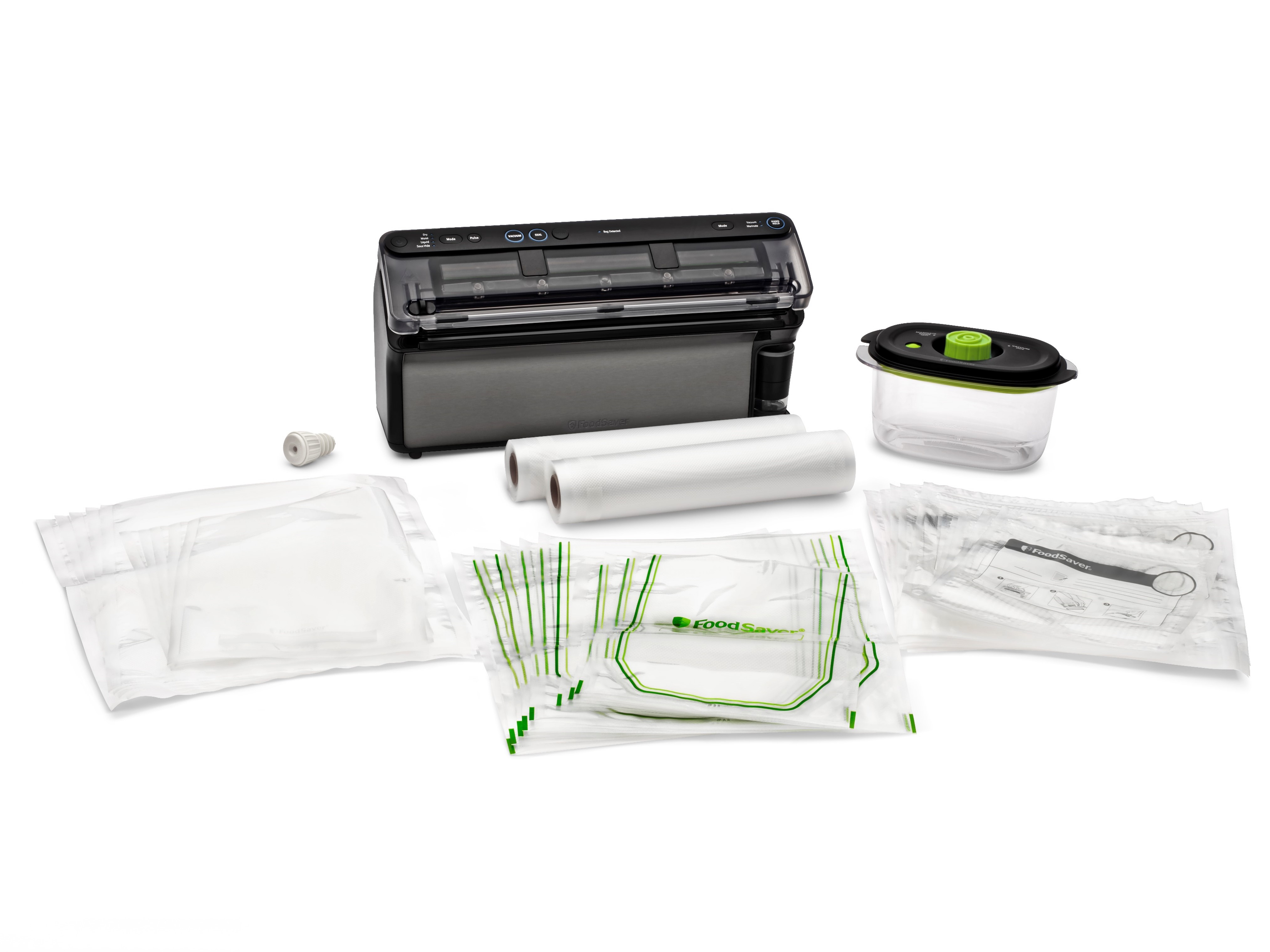 FoodSaver Vacuum Sealer Bags for Airtight Food Storage and Sous Vide, 1  Quart Precut Bags (44 Count) & FoodSaver 1-Gallon GameSaver Heat-Seal  Pre-Cut