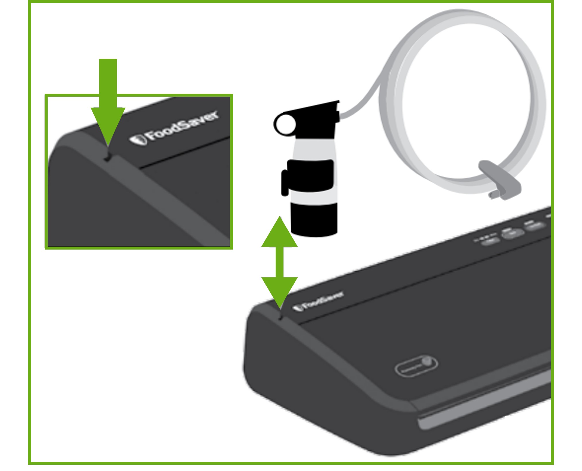 FoodSaver® Handheld Accessory How to vacuum